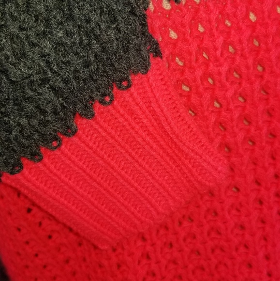 Rue21 | Gray & Hotpink LS Tunic Striped Sweater - Picture 4 of 7